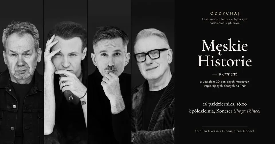 Wernisaż fotografii „Męskie Historie” – inauguracja kampanii Oddychaj