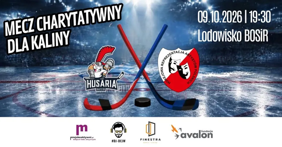 🏒🔥 Artyści Hokeiści – Gramy dla Kaliny 🔥🏒