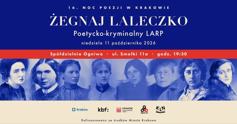 ,,Żegnaj, laleczko”. Poetycko-kryminalny LARP [Noc Poezji 2026]