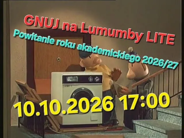GNUJ na Lumumby LITE – Powitanie roku roku akademickiego 2026/27