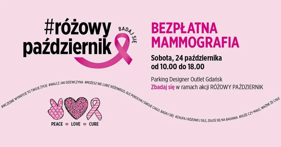 Bezpłatna Mammografia w Designer Outlet Gdańsk