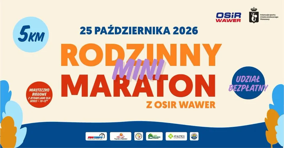 Mini Maraton Rodzinny z OSiR Wawer 2026