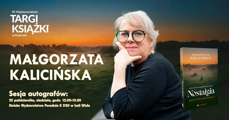 Sesja autografów z Małgorzatą Kalicińską na MTK w Krakowie