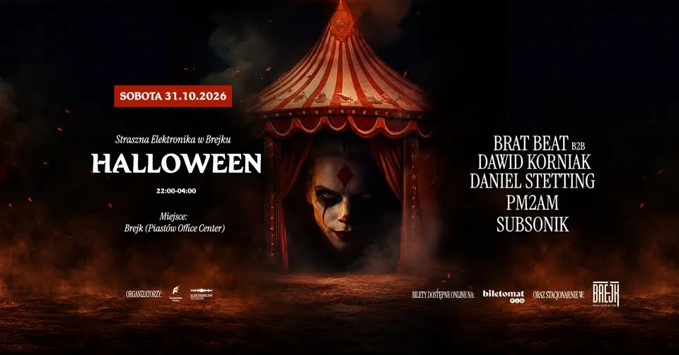 Halloween – Elektroniczny Szczecin prez. Straszna Elektronika w Brejku | 31.10.2026