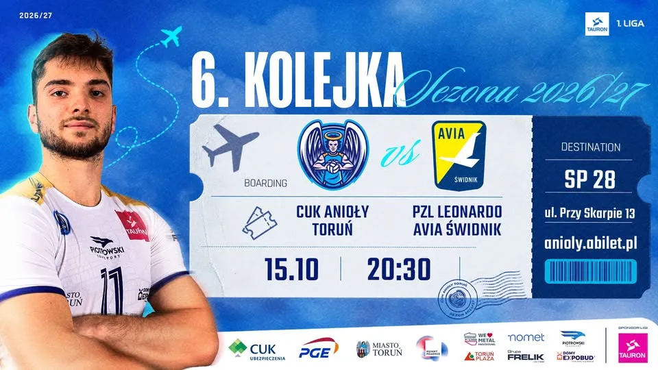 TAURON 1. Liga | CUK Anioły Toruń – PZL Leonardo Avia Świdnik