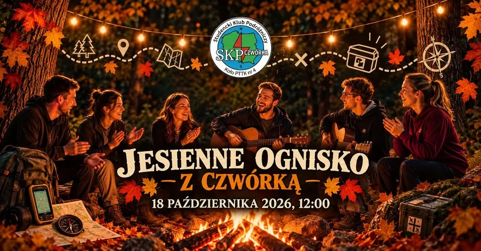 🍂🔥 JESIENNE OGNISKO Z CZWÓRKĄ 🔥🎶