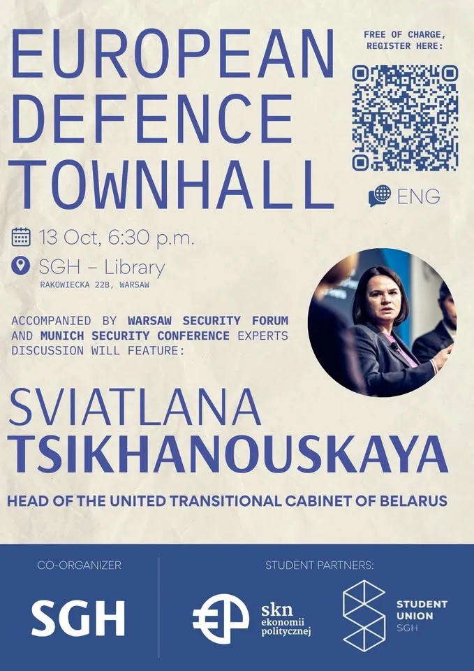 European Defense Town Hall: Warsaw | MSC x SGH