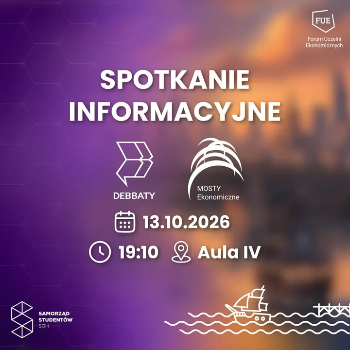 Spotkanie informacyjne – Mosty Ekonomiczne x DeBBaty 🌉🎙️