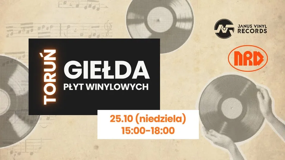 📀💿 25 EDYCJA | GIEŁDA WINYLI w Toruniu📍NRD Klub