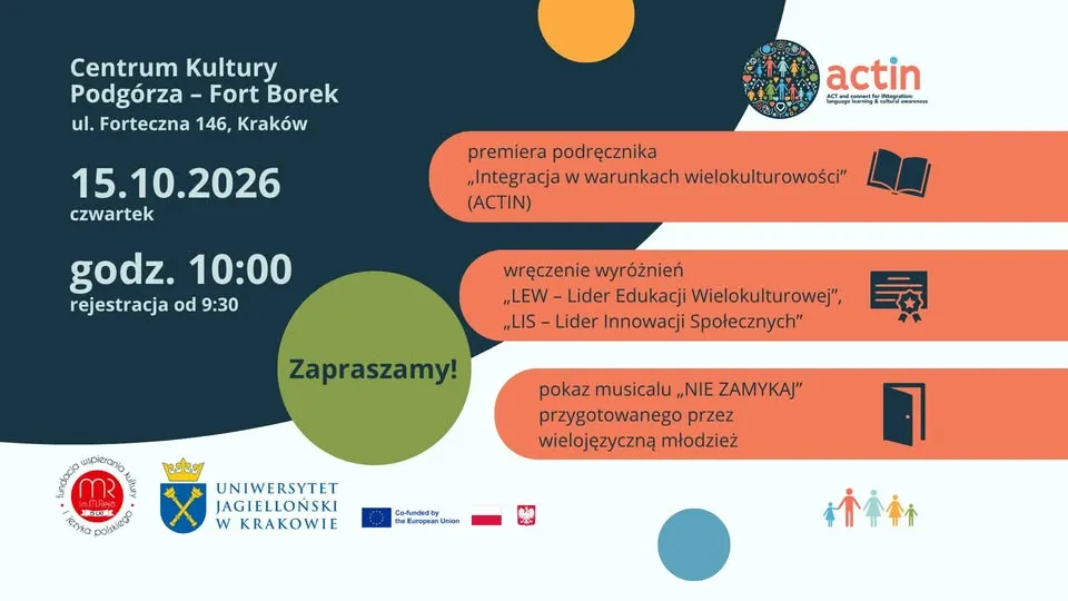 Premiera podręcznika ACTIN dla nauczycieli i edukatorów: „Integracja w warunkach wielokulturowych”