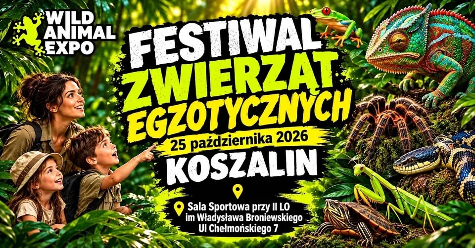 Targi Zwierząt Egzotycznych – Koszalin 25.10.2026