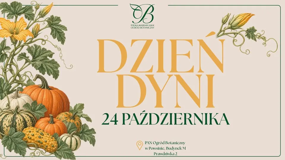 Dzień Dyni 2026 | PAN Ogród Botaniczny w Powsinie
