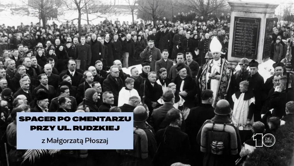 Spacer z Małgorzatą Płoszaj po cmentarzu przy ul. Rudzkiej