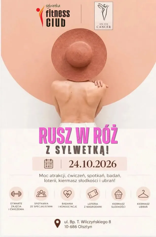 RUSZ W RÓŻ wspierając Fundację Spa For Cancer