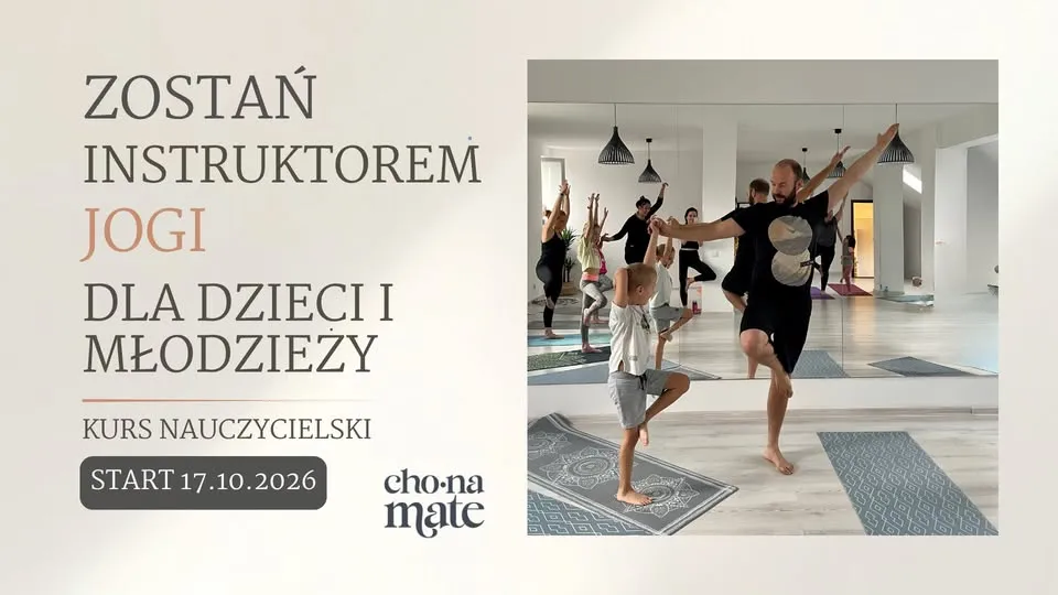 Zostań instruktorem jogi dla dzieci- kurs nauczycielski