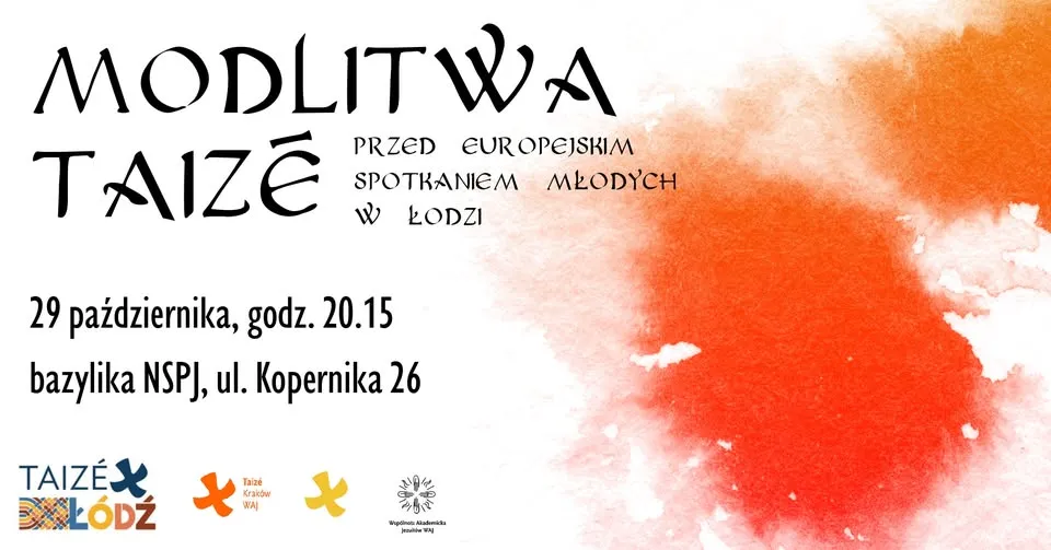 Modlitwa Taizé przed Europejskim Spotkaniem Młodych