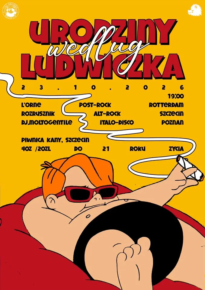 Urodziny według Ludwiczka – Rozrusznik + L’orne + DJ.Moltogentile