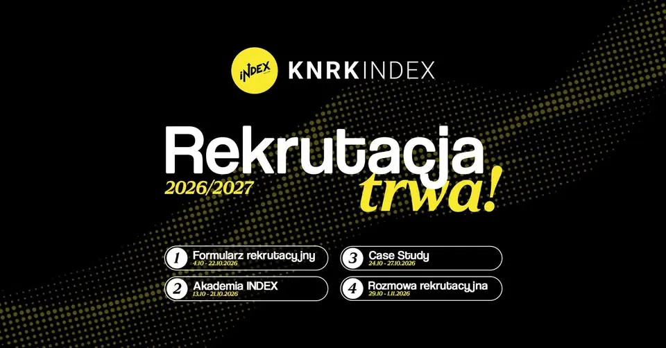 Rekrutacja KNRK INDEX 2026/2027