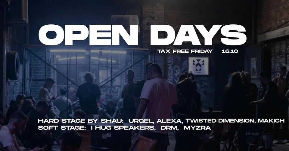 TRANSFORMATOR OPEN BDAYS – 16.10 tax free all night long