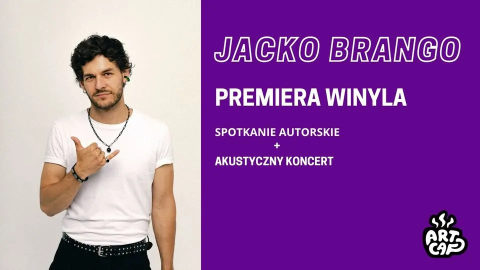 JACKO BRANGO – spotkanie autorskie w ARTCAFIE
