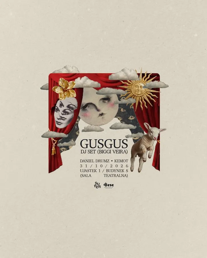 GusGus dj set (Biggi Veira) | Sala Teatralna | Kombinat / Nowa Huta