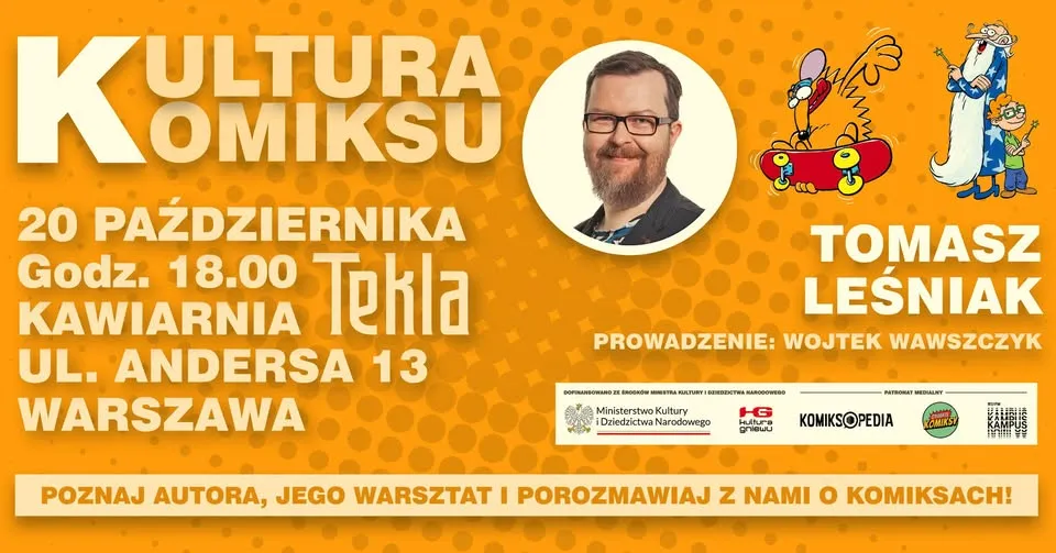 Kultura Komiksu 9 – Tomasz Lew Leśniak