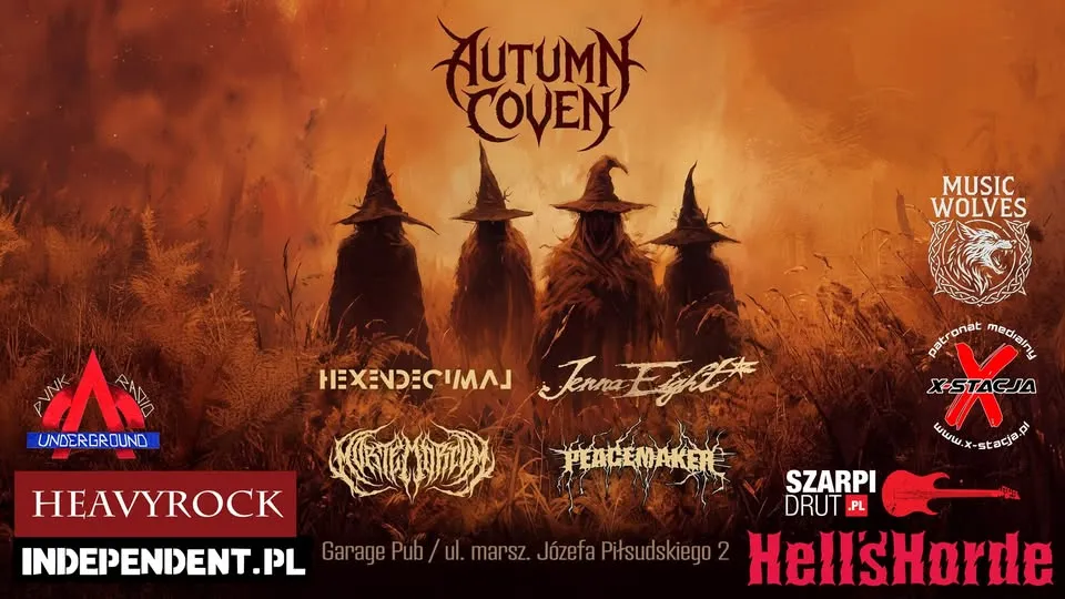 AUTUMN COVEN: JENNA EIGHT/HEXENDECIMAL/PEACEMAKER/MORTEMORIUM