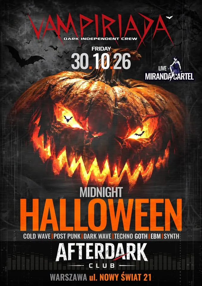 Vampiriada-Midnight HALLOWEEN + Miranda Cartel live