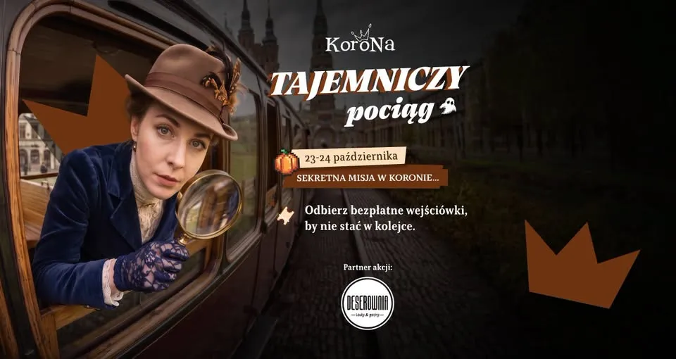 Tajemniczy Pociąg w Koronie. Odważysz się wsiąść?