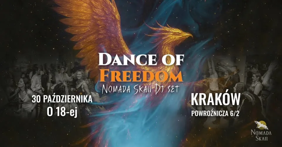DANCE OF FREEDOM – 30.10 KRAKÓW – IMTYMNE WYDARZENIE (15 MIEJSC) – OSTATNI RAZ W TYM ROKU