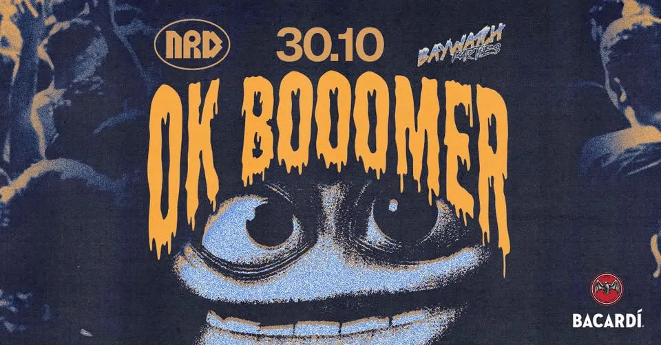 OK BOOMER… PARTY x Bacardi | Halloween w NRD (80s/90s/00s guilty pleasure)
