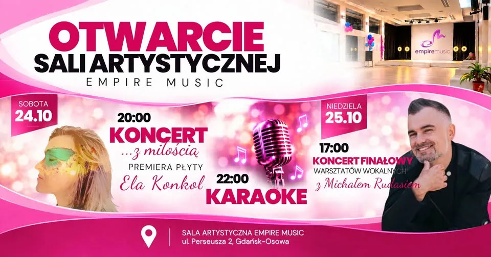 Otwarcie Sali Artystycznej Empire Music | Koncerty • Karaoke • Wielki Finał