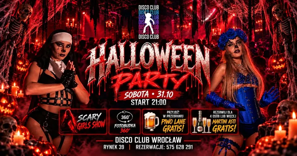 🎃🩸 HALLOWEEN PARTY | SOBOTA 31.10 🩸🎃