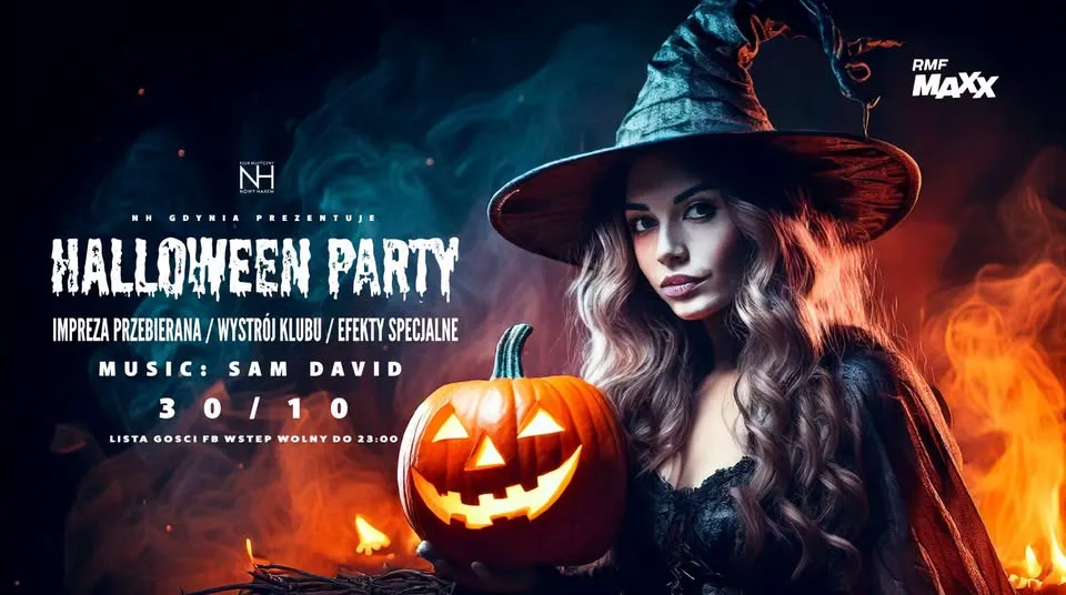Halloween Party / Music: Sam David / Lista FB wstęp wolny do 23.00