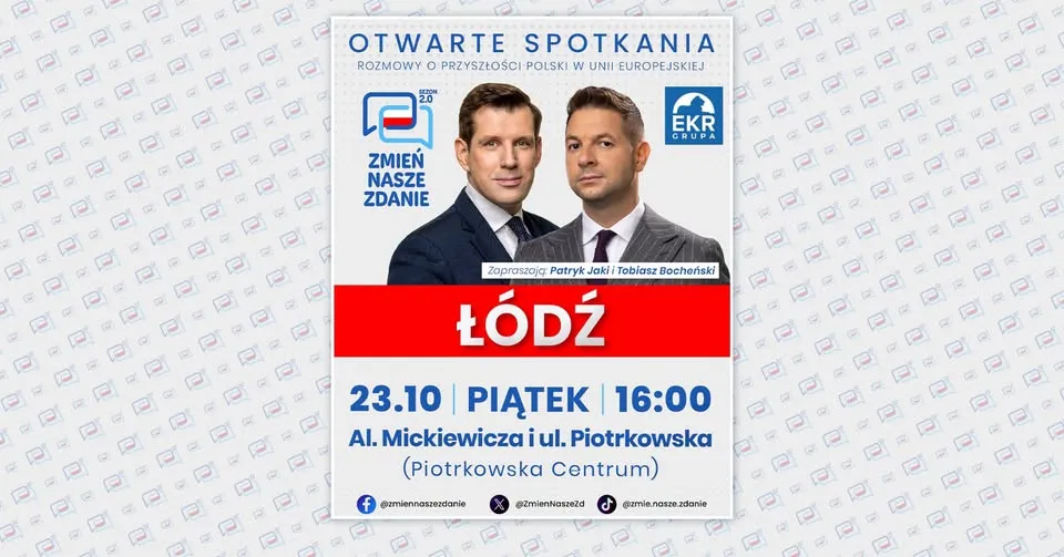 Spotkanie otwarte w Łodzi Zmień Nasze Zdanie edycja 2