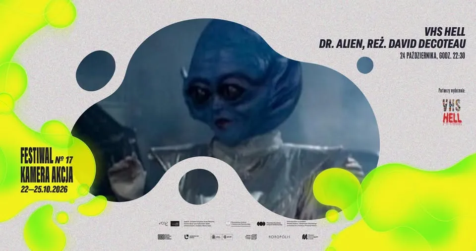 „Dr. Alien” & retro-reklamy | Pokaz VHS HELL z oryginalnym lektorem PL | 17. Festiwal Kamera Akcja